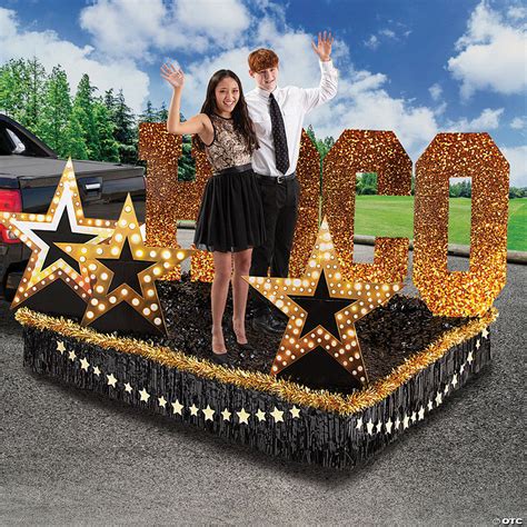 Gold Homecoming Parade Float Decorating Kit – 17 Pc.