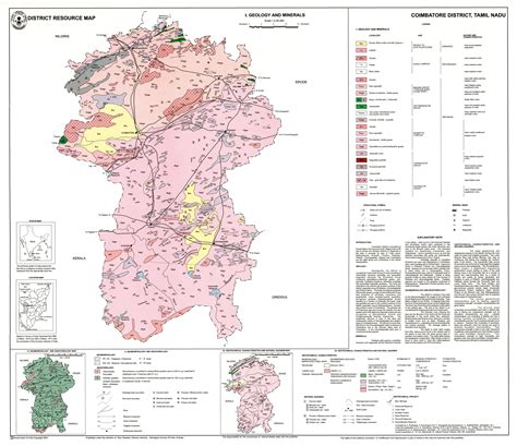 District Resource Map of Coimbatore | India