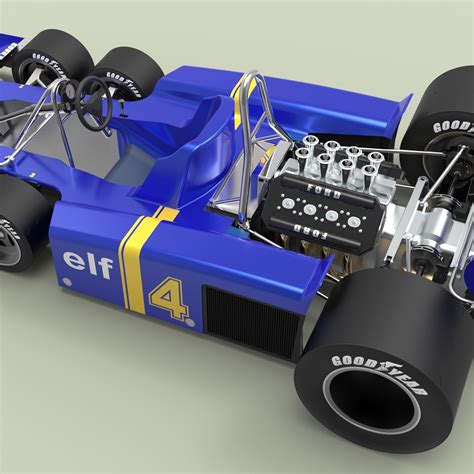 The Tyrrell P34 (six-wheeler) | CGTrader