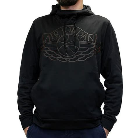 Nike - Air Jordan Wings Therma Lite Men's Hoodie Black/Red 831344-010 ...