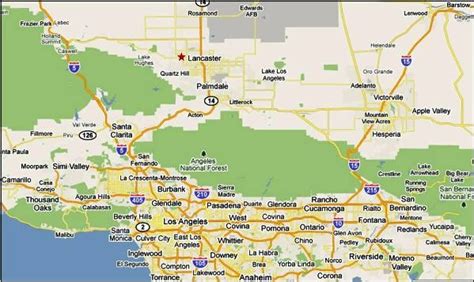 Maps Of Lancaster Ca