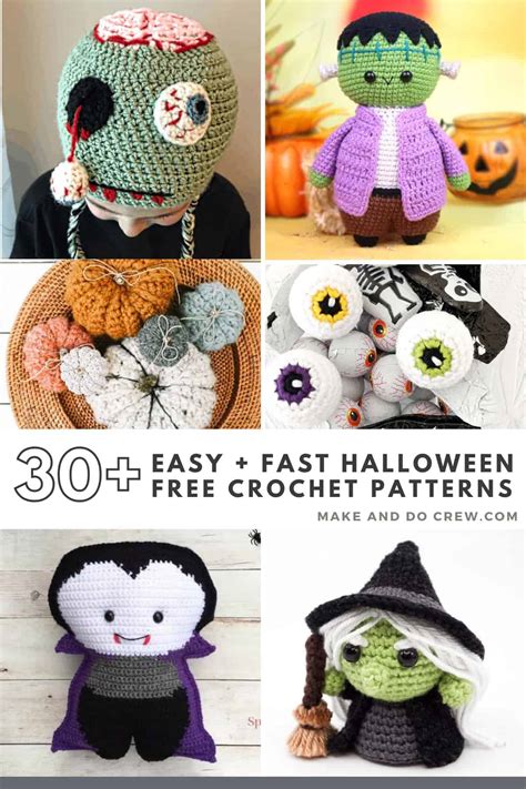 Cutest Amigurumi Halloween Crochet Patterns 👻 Make & Do Crew