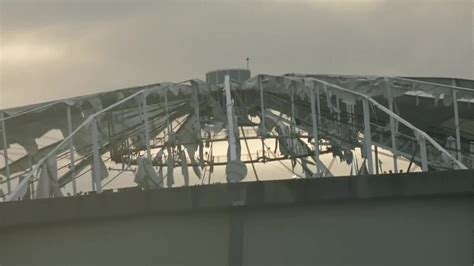 Hurriane Milton Rips Fabric On Tropicana Field Roof | Trending Subject