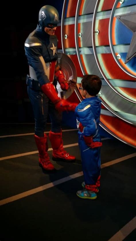 Meet and greet Captain America at Disneyland on...