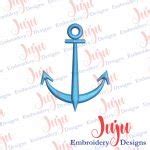 Anchor Embroidery Design - Juju Embroidery Designs