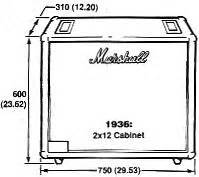 Marshall 2X12 Cabinet Dimensions | Cabinets Matttroy