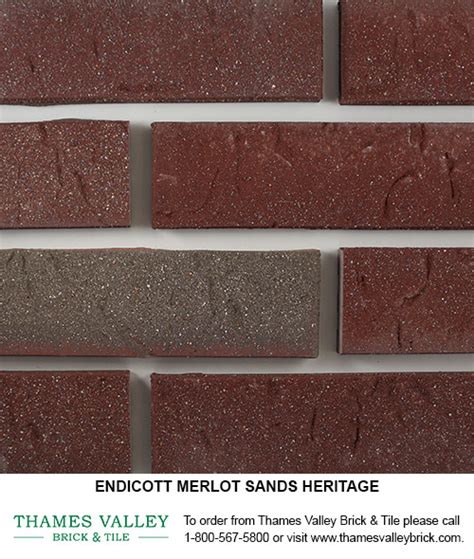 Merlot Sands - Endicott Thin Brick - Thames Valley Brick & Tile