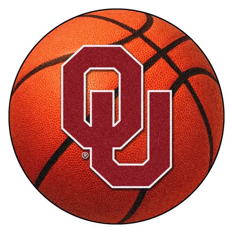 FanMats® 2393 - University of Oklahoma 27" Dia Nylon Face Basketball ...