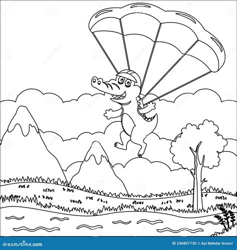 Crocodile, Colouring Book Stock Illustration | CartoonDealer.com #105180157