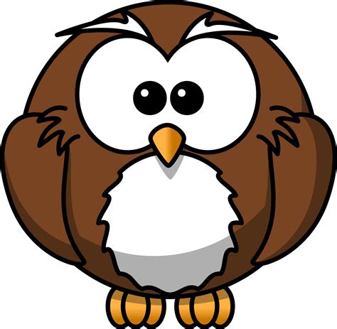 Clipart - Cartoon owl