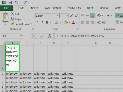 How to Create a Line Break in MS Excel: 7 Steps (with Pictures)