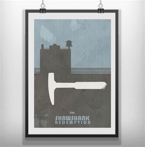 Shawshank Redemption Movie Poster Minimalist - Etsy