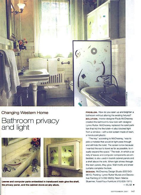 The Ornamentalist: Edwardian bath featured in Sunset Magazine