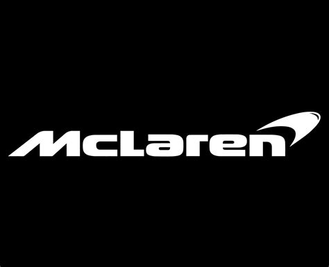 McLaren Brand Logo Car Symbol White Design British Automobile Vector ...