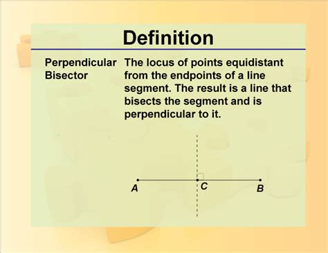 Definition--Geometry Basics--Perpendicular Bisector | Media4Math