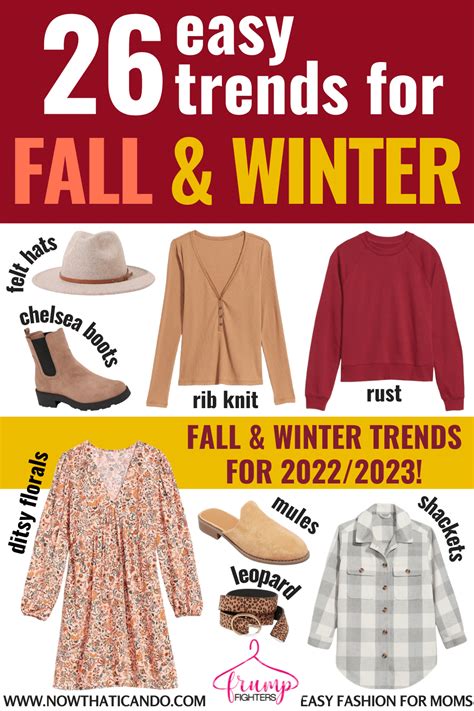 Fall & Winter 2022/2023 Fashion Trends That Anyone Can Wear - Easy Fashion for Moms