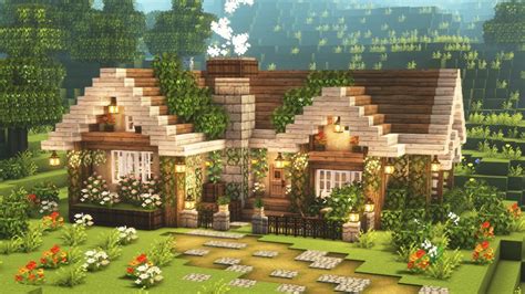 [Minecraft] 🌼 Aesthetic Cozy House Tutorial / Cottagecore / Mizuno's 16 ...