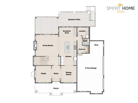 Discover the Floor Plan for HGTV Smart Home 2020 | Floor plans, Hgtv smart home 2017, Smart home