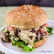 Cranberry Chicken Salad Sandwich - Flavor Mosaic