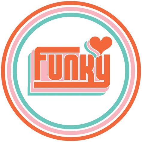 Funky Groovy Logo Design | Hippie logo design, Retro logos, Retro logo ...