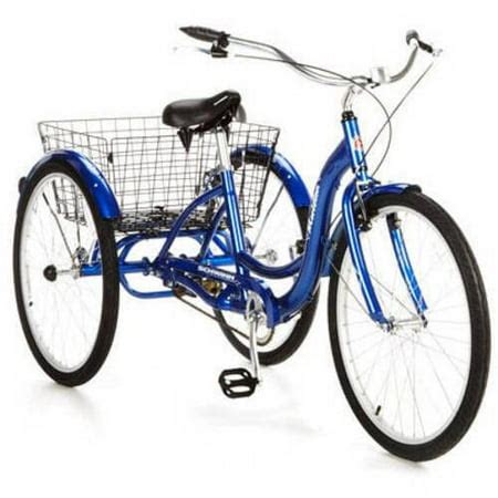 26" Schwinn Meridian Adult Tricycle, Blue - Walmart.com