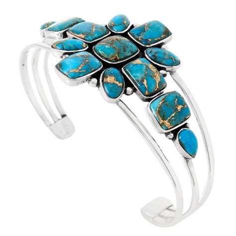 Turquoise Bracelet | Sterling Silver Turquoise Bracelet | Silver ...