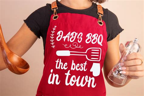 Apron Sayings Quotes SVG, Dad's BBQ Graphic by sumim3934 · Creative Fabrica