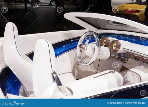 Vision Mercedes Maybach 6 Cabriolet Car Interior Editorial Stock Photo ...