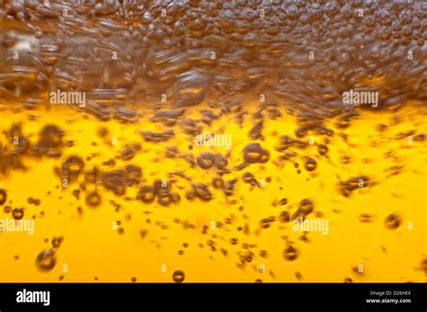 Beer bubbles in the high magnification and close-up Stock Photo - Alamy