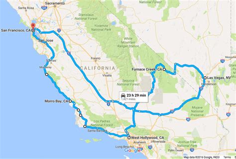 A Road Trip Itinerary For California And Nevada - Bruised Passports