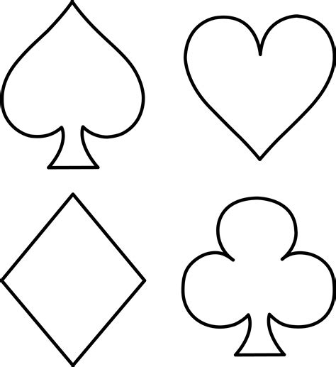 Playing Cards Symbols - ClipArt Best