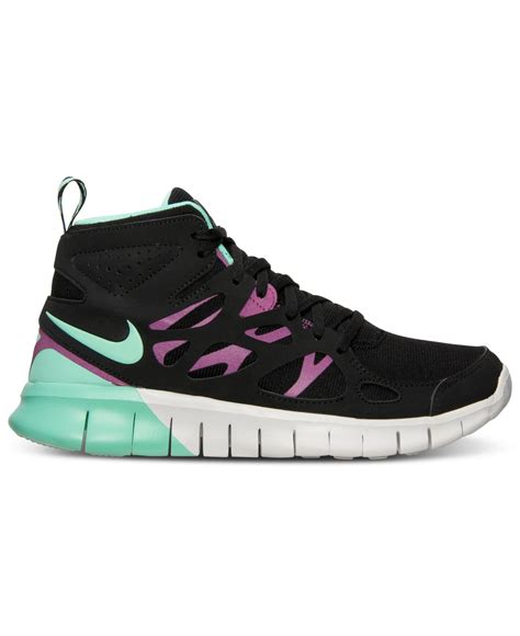 Lyst - Nike Women'S Free Run 2 Mid Sneakerboot From Finish Line in Black