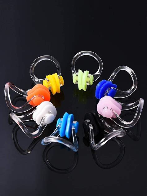 10pcs Silicone Nose Clips Waterproof Nose Clip Protector Swimmer Nose ...