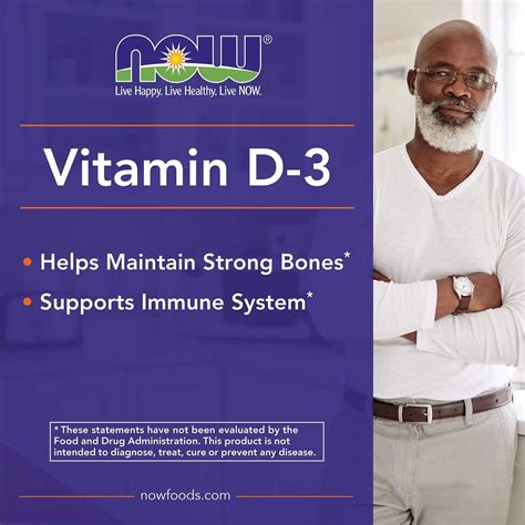 Now Foods Vitamin D-3 5 000 IU - 120 Softgels | Supports Immune Health ...