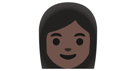 👩🏿 Woman: Dark Skin Tone Emoji in 100+ languages