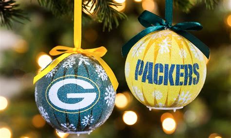 NFL 6-Pack LED Holiday Ornaments | Groupon Goods