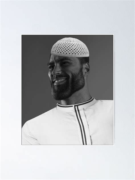 "Gigachad Muslim " Poster for Sale by LucyOtama | Redbubble