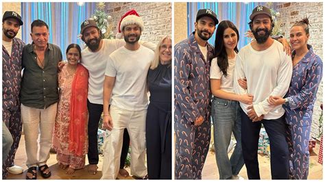 Vicky Kaushal's parents, Katrina Kaif's mom also attended couple's X-mas bash | Bollywood ...