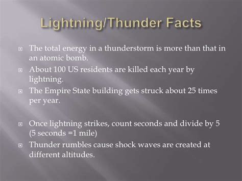 Lightning And Thunder