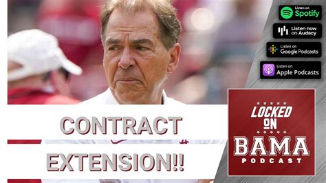 Nick Saban gets an extension and Alabama football recruiting talk - Win ...