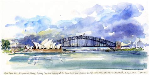 Sydney Opera House Sketch at PaintingValley.com | Explore collection of ...