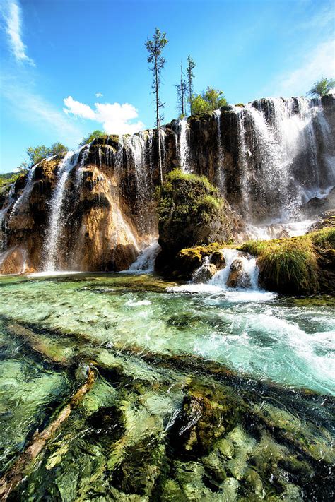 China 10 MKm2 Collection - Jiuzhaigou Waterfalls I V Photograph by ...