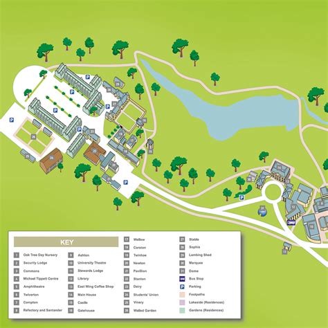 3D Illustrated Map for Bath Spa University - Lovell Johns