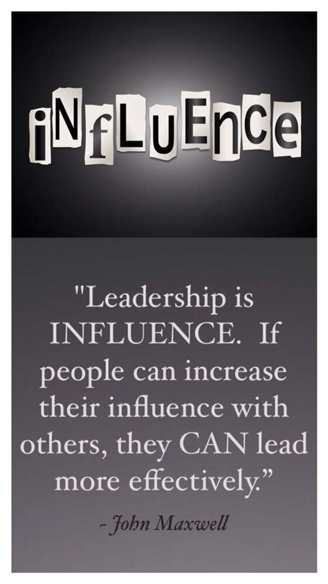 Influence Leadership Quotes. QuotesGram