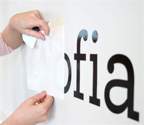 How to Apply Vinyl Lettering - DIY Vinyl Wall Letters | Craftcuts.com