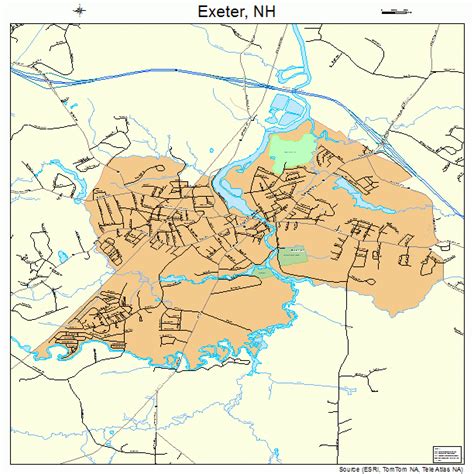 Exeter New Hampshire Street Map 3325300