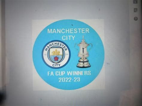 MANCHESTER CITY CHAMPIONS League Winners 2023 Sky Blue Coloured Badge £8.99 - PicClick UK