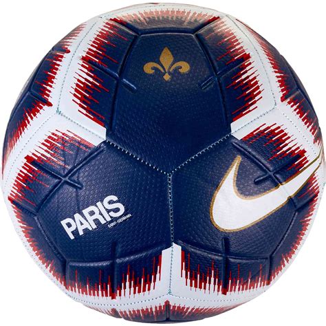 Nike PSG Strike Soccer Ball - Midnight Navy/Challenge Red - SoccerPro