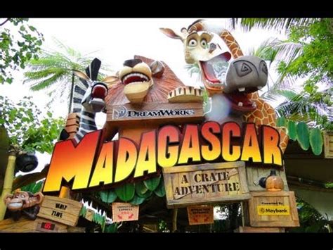 Universal Studios Singapore Madagascar Full Ride HD - YouTube