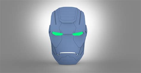 Iron Man Face Mask Printable